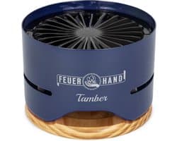 Feuerhand Tafel Grill Tamber - Blauw - 20x20x14cm - Modern