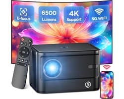 Equivera Mini Beamer - Draagbare Beamer - Beamer - Mini Beamer Projector - Projector - Mini Projector