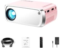 Draagbare esthetische led-videoprojector voor buitenfilms - HDMI USB compatibel - iOS Android-telefoon Beamer