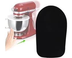 Mixer Slider Mat - Keukenmachine Mat - Apparaat Verplaatsen - Duurzaam Rubber Polyester - 38x22 cm - Geel