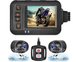 Dailygoods - Dailygoody - Dashcam Vooraan Achter - Parkeerbeschermer - Waterdicht - Rijrecorder voor Motorfiets - Veiligheid in Parkeren - Geschikt voor Motorfiets