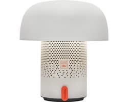 Kooduu Sensa PLAY - Bluetooth Speaker - Dimbare LED-lamp - Oplaadbare batterij - Inclusief docking station - Kleur Cloudy White