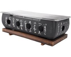 Dailygoods- Barbecue Draagbare Japanse Grill - Houtskoolgrill - Aluminiumlegering - Compact - Multifunctioneel - Snelle Verwarming