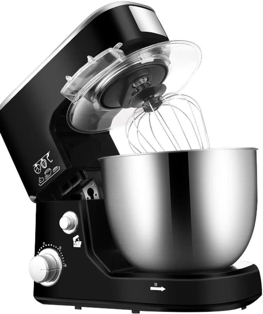 Kneedmachine voor thuis - Keukenmachine Garde - Zelf bakken maken - 1000W Krachtige Motor - 5 liter inhoud - Zwart — afbeelding 1