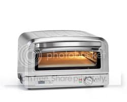 Cuisinart - Pizza Oven - Houtgestookte smaak in 5 minuten - Voor binnen - Complete pizza set - Inclusief pizzaschep, pizzasnijder, steen en diepe schaal - RVS