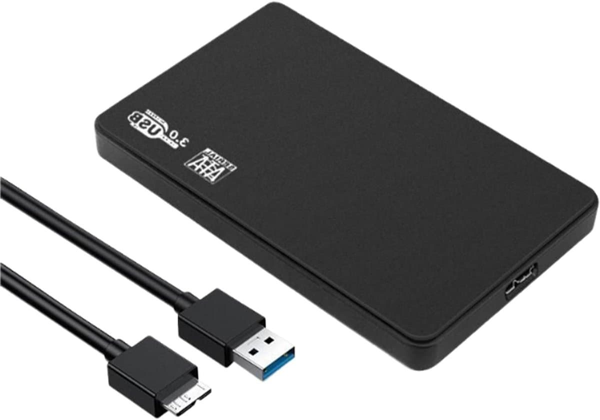 Externe Harde Schijf Hoes - Beschermhoes Opslag - Data Back-up - Compact Lichtgewicht - 125 x 8 x 15 cm — afbeelding 1
