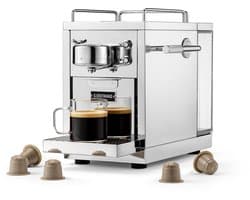 Sjöstrand The Original 2.0 - Espresso Capsule Machine - Steel - Zilver