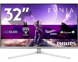 Philips Evnia 32M2N8900P - 32 inch 4K QD-OLED Gaming Monitor - 240Hz