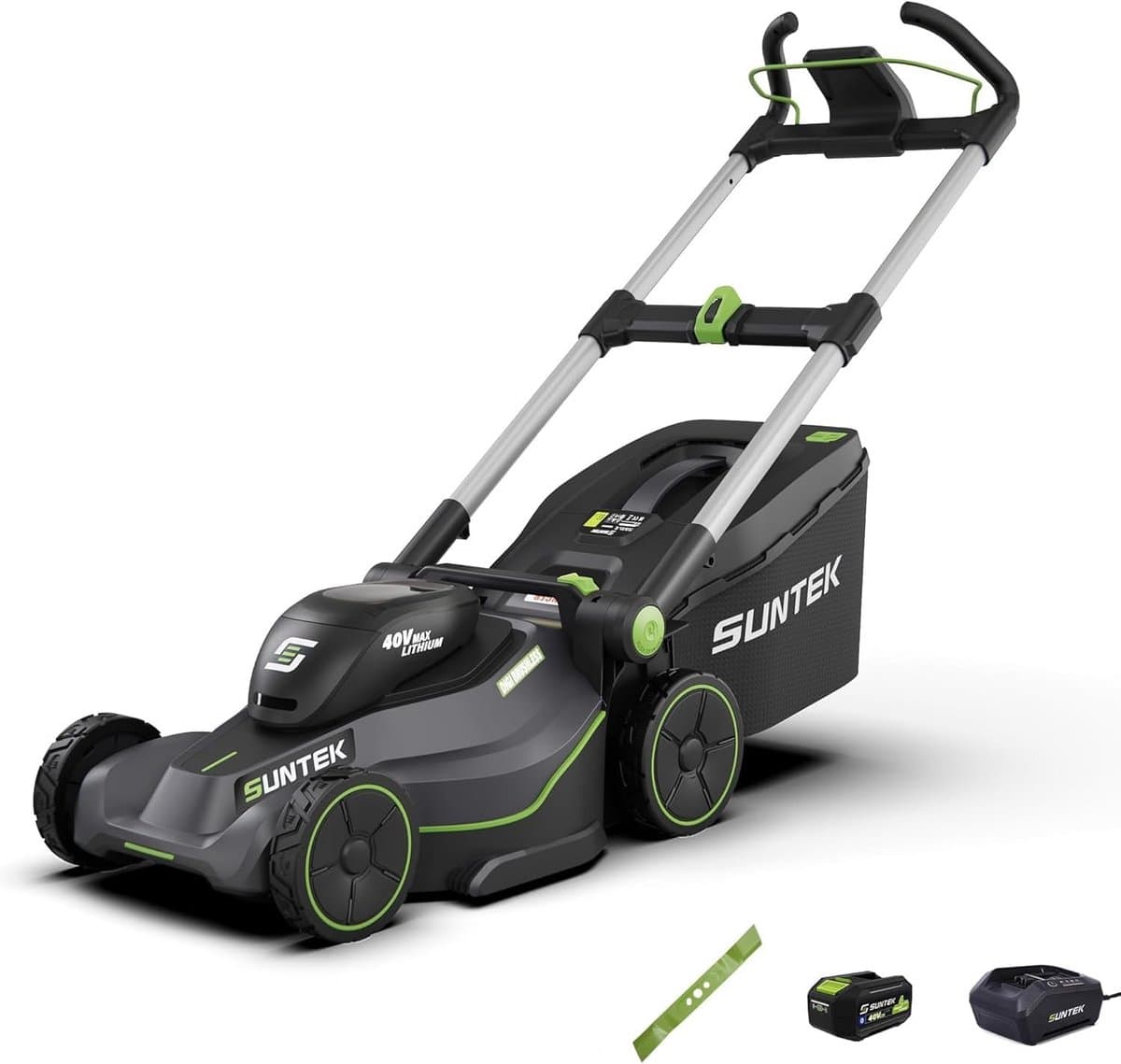 Accu Grasmaaier 40V 43cm Krachtige Slootmaaier Inclusief Accu en Lader — afbeelding 1