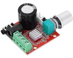 Mini Audio Versterker Bord 10W DC 8-12V Stereo met 3.5MM Input en Volumeregeling