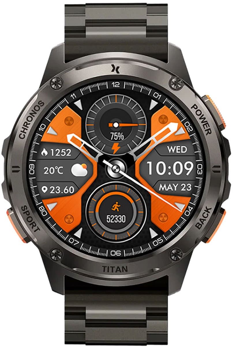 maxcom smartwatch FW110 chronos zwart — afbeelding 1