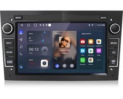 Junsun Android 15 Autoradio Geschikt Voor Opel Astra H Corsa C & D Agila Combo Antara Vectra Zafira Meriva, Draadloze CarPlay & Anfriod Auto, 7-inch zwart Touchscreen - Bluetooth, GPS-Navigatie - SWC & WiFi, FM & USB, Plug & Play, DSP, Quad-Core