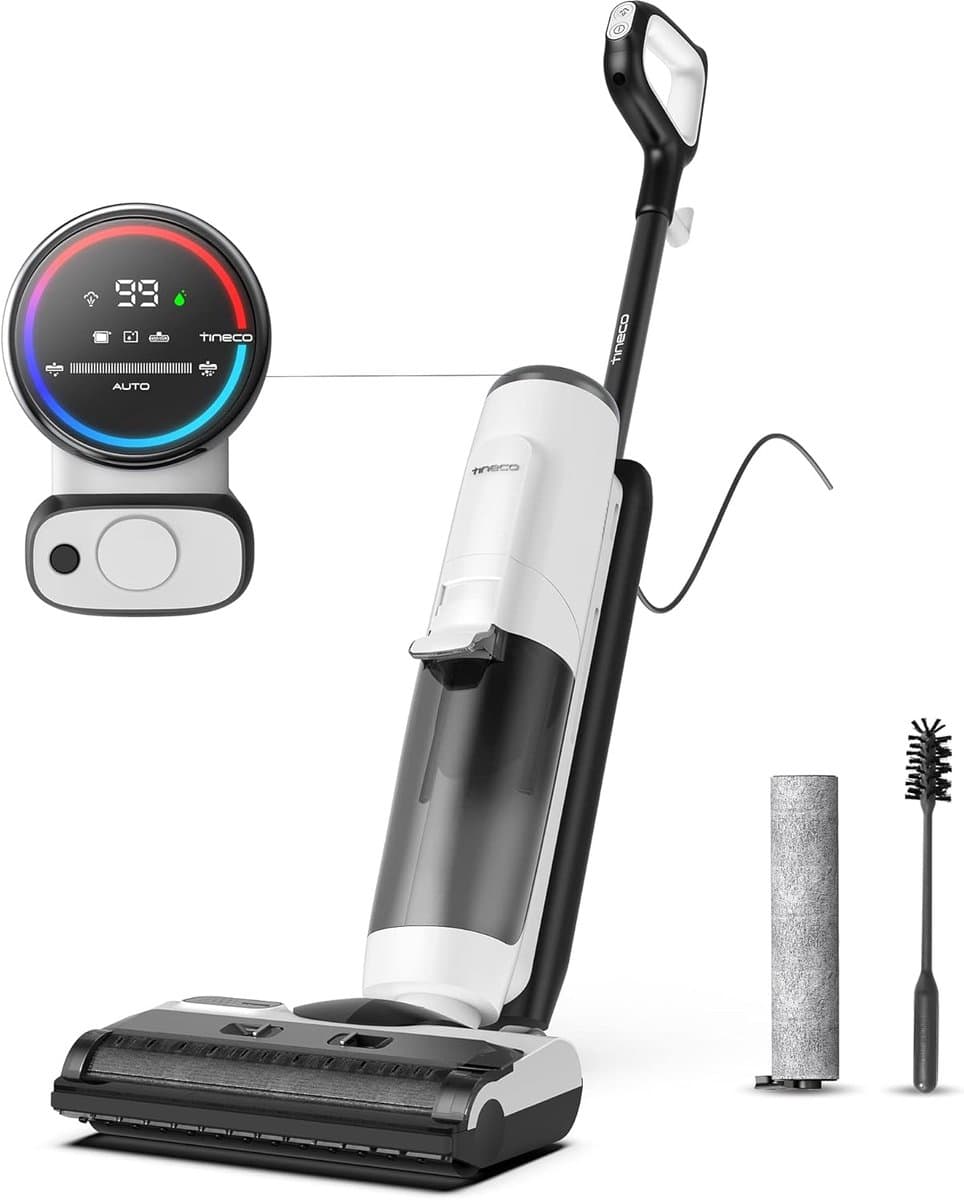 Stofzuiger Robotvloerwisser – Robotstofzuiger – Dweilrobot – Vloerreiniger – Stoomreiniger – 3-in-1 Reiniging Met Dubbele Tanks – Automatische Zelfreiniging Met Stoom — afbeelding 1
