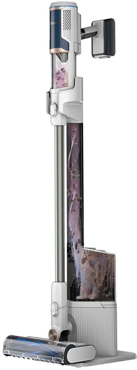 Shark Clean & Empty Draadloze Steelstofzuiger met Laad- Leegstation - BU3521EU - Accuduur: 40 minuten - stofzuiger met zelflegend systeem - houdt vuil en stof tot wel 30 dagen vast - Compact Design - Geschikt voor Tapijt, Harde Vloeren en Dierenharen — afbeelding 1