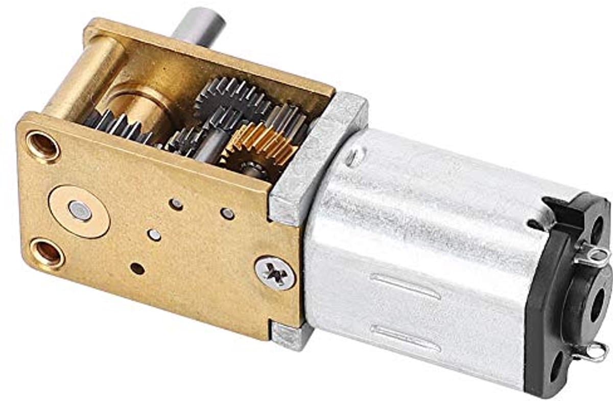 Mini Metalen Tandwielmotor DC 12V voor Elektrische Ventilatoren - Hoogrendement Micro Motor — afbeelding 1