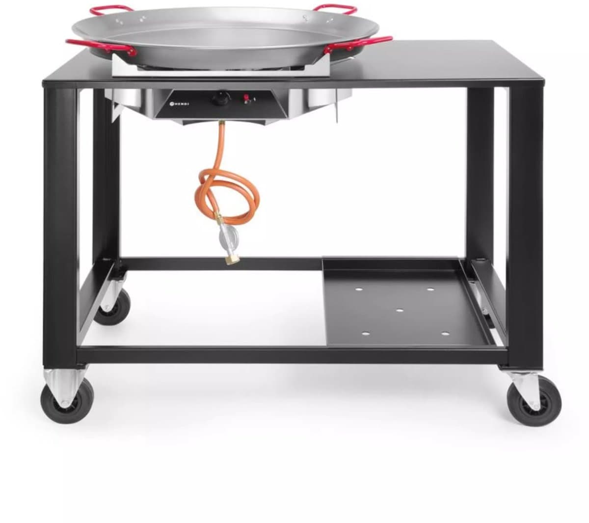HENDI Fiesta XL - Gasbarbecue - Paella & Showcooking - Ø 800 mm - Mobiel & Veilig — afbeelding 1