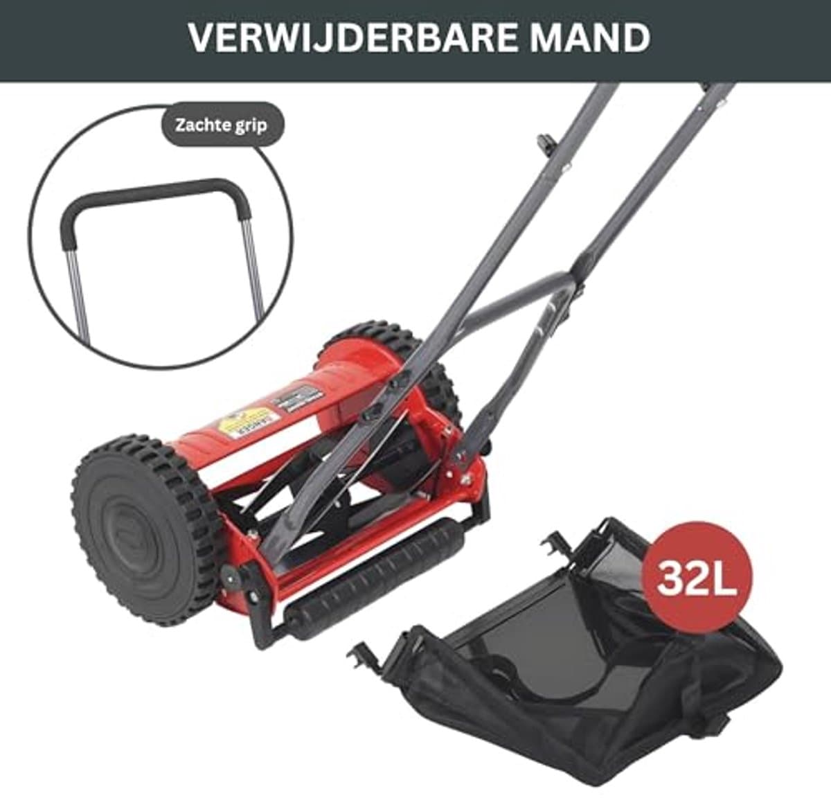 Handmaaiers voor Grasmaaien met 40 cm Snijbreedte - Ergonomisch en Milieuvriendelijk — afbeelding 1