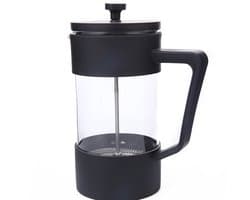 600 ml Cafetière Handmatige Koffiezetter Zwart – French Press Koffiemaker – Koffiezetapparaat – Geschikt voor Koffie, Thee en Melkopschuimen – Verse Koffie – Franse Koffie Pers