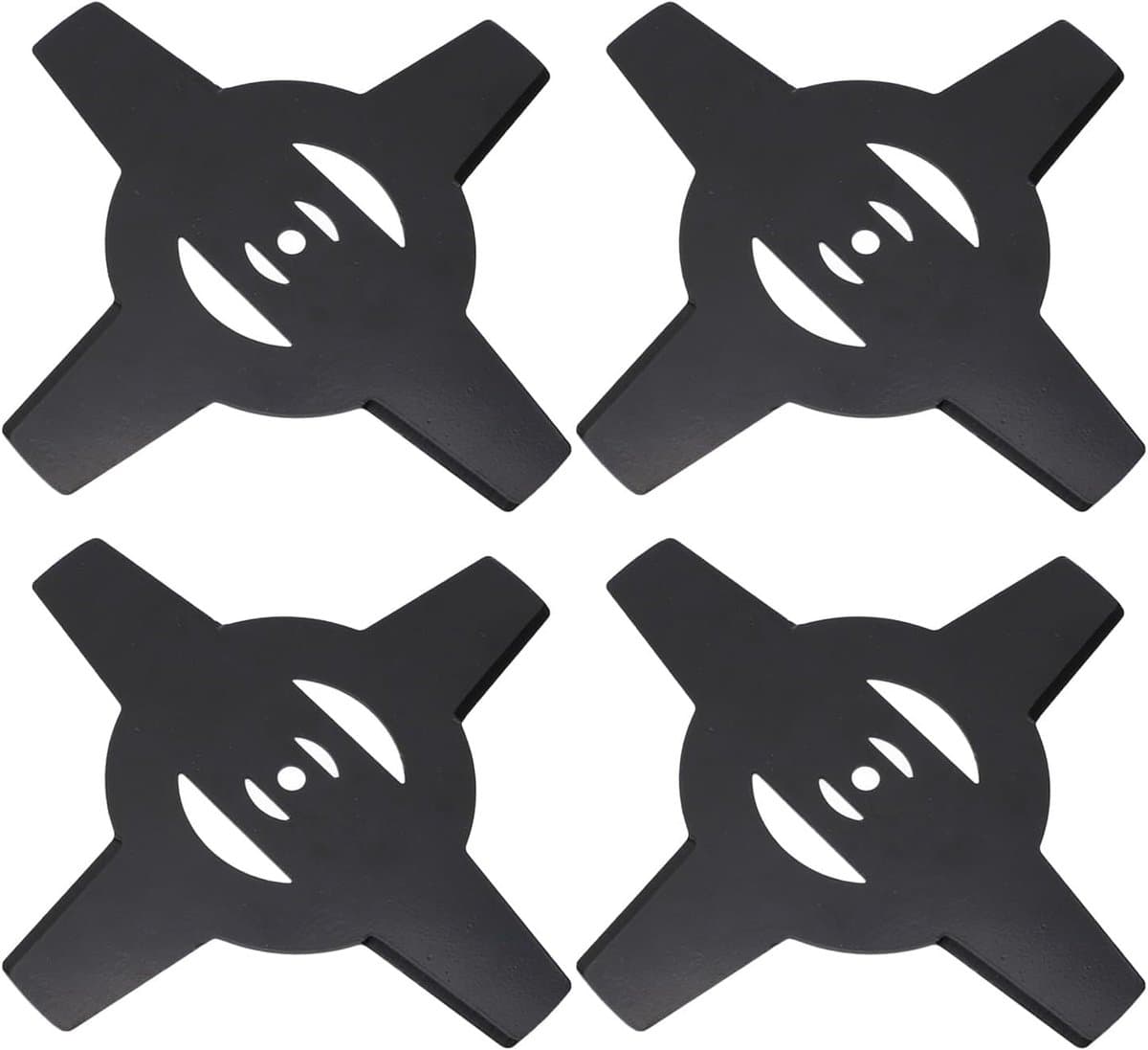Grasmaaier Bladen - Onkruid Snijders - Gazon Onderhoud - Duurzaam Koolstofstaal - 4 Stuks - Metaal — afbeelding 1