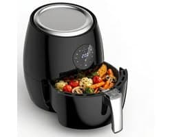 Airfryer 3,5L – Heteluchtfriteuse 360° – Multifunctioneel – Instelbare Temperatuur – Vaatwasserbestendige Mand