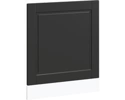 Vaatwasserpaneel - Keukenfront - Keuken Beschermen - Duurzaam Hout - 60x67cm - Zwart