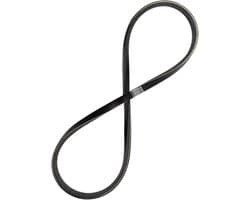 Vervangingsriemen - Grasmaaier onderdelen - Gazononderhoud - Duurzaam rubber - 1/2X38 5/16 - Zwart