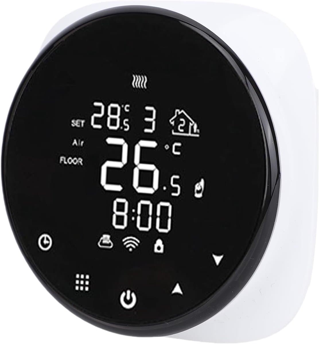 Slimme Thermostaat - Temperatuurregelaar WiFi - Comfort Thuis - Afstandsbediening App - Wandmontage - Wit — afbeelding 1