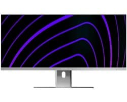 Alogic Edge 34 Ultrawide Monitor (WQHD) – Resolutie 3440 x 1440 (UWQHD) – Pixeldichtheid 110 PPI – USB-C Host Verbinding (90W Opladen en Data, DP Alt Mode voor Video) - Grijs