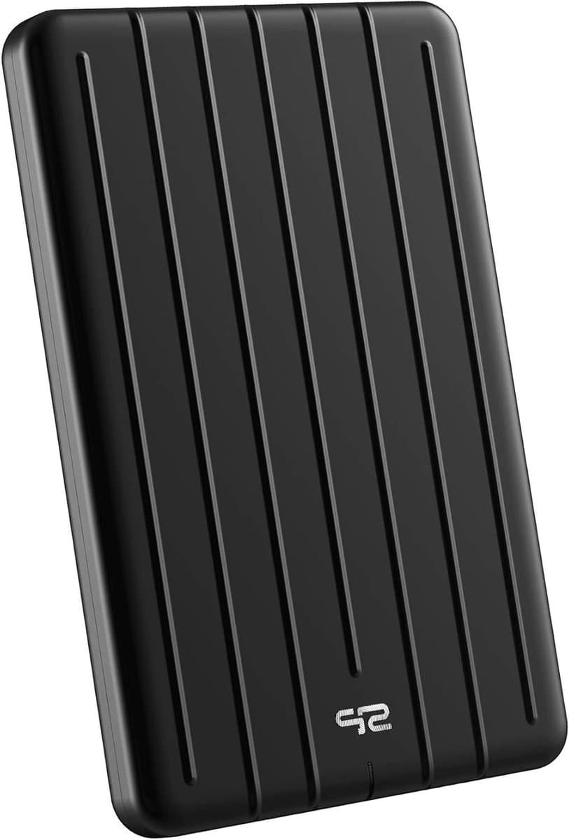 Externe SSD - Draagbare Opslag - Snelle Data Transfer - Schokbestendig Aluminium - 1 TB - Zwart — afbeelding 1