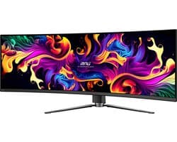 MSI MPG 491CQP QD-OLED - Curved Ultrawide Gaming Monitor - 144 Hz - USB-C PD 90W
