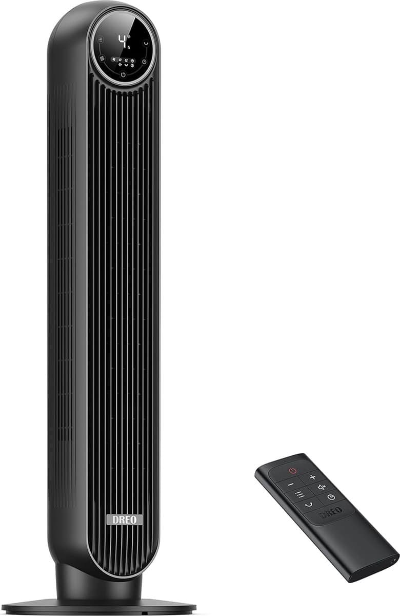 Fan met afstandsbediening, Quiet Cooling Fan, 90° Oscillating Fan met 4 snelheden, 4 modi, 8 uur timer, Stand Fans — afbeelding 1