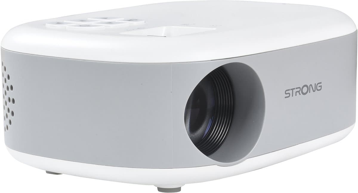 STRONG - N1 - Mini beamer - Full HD 1280x720p - Projector van 30” tot 200”- HDMI - USB - AV ingang - Audio uitgang - Lichtgewicht en compact — afbeelding 1
