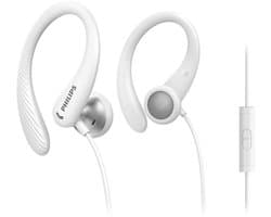 PHILIPS TAA1105 - In-Ear Sport oordopjes - Microfoon - Afstandsbediening in snoer - Wit