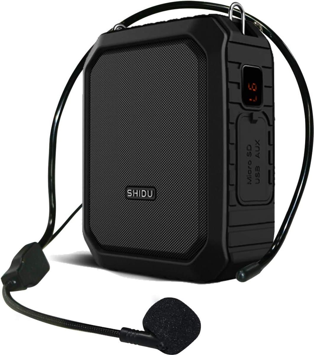 Draagbare Stemversterker Headset Microfoon met Oplaadbare Accu voor Docenten en Presentaties — afbeelding 1