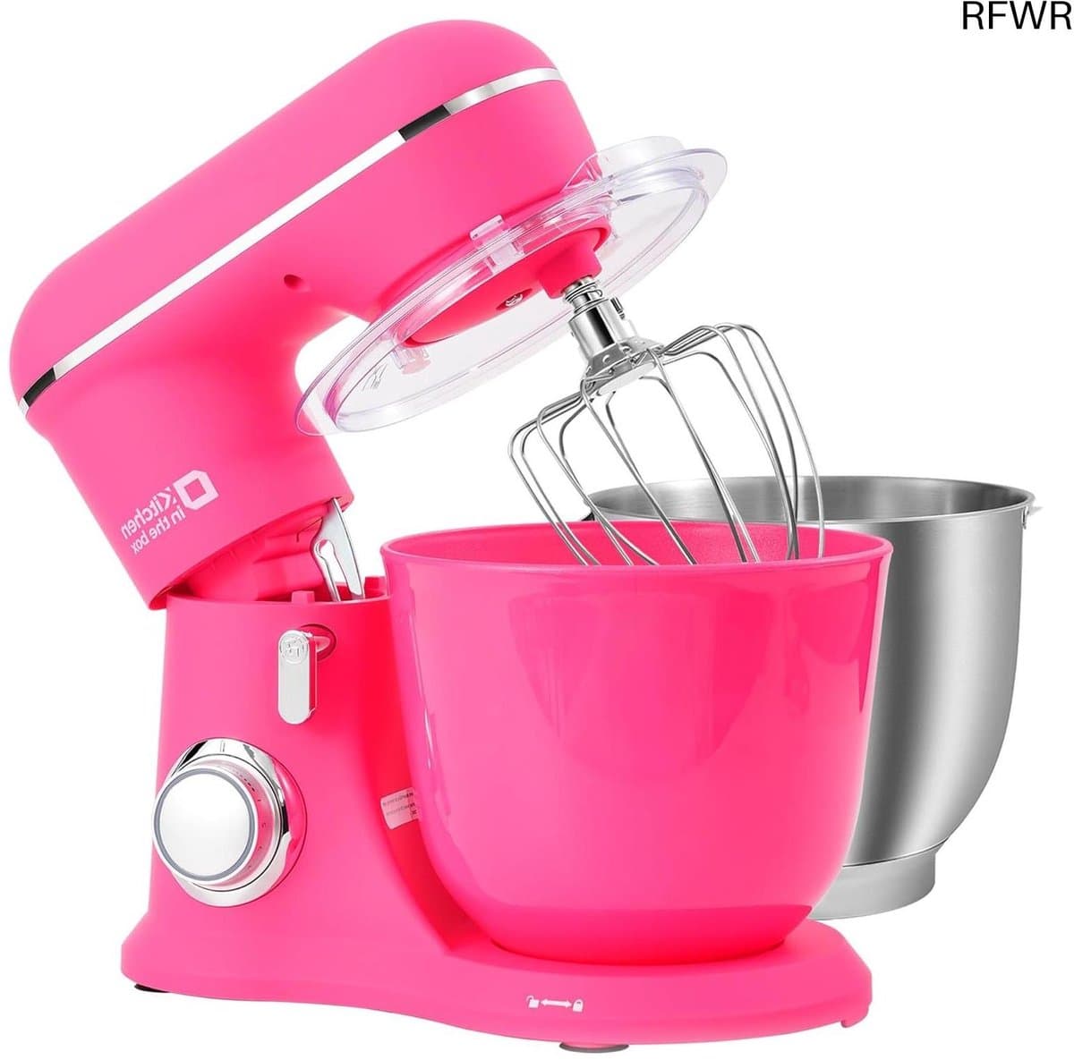 Krachtige Keukenmachine met 10 Snelheden en Dubbele Kom, 1300W, 4.5L + 5L Mengkommen — afbeelding 1