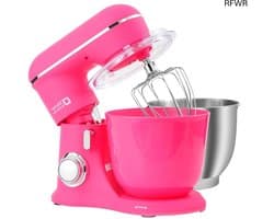 Krachtige Keukenmachine met 10 Snelheden en Dubbele Kom, 1300W, 4.5L + 5L Mengkommen