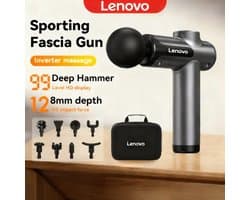 Aafinity Massage Gun - Massage Apparaat - Massage Gun Professioneel - Massagegun - Massage Pistool - Zwart - Draadloos - 8 standen