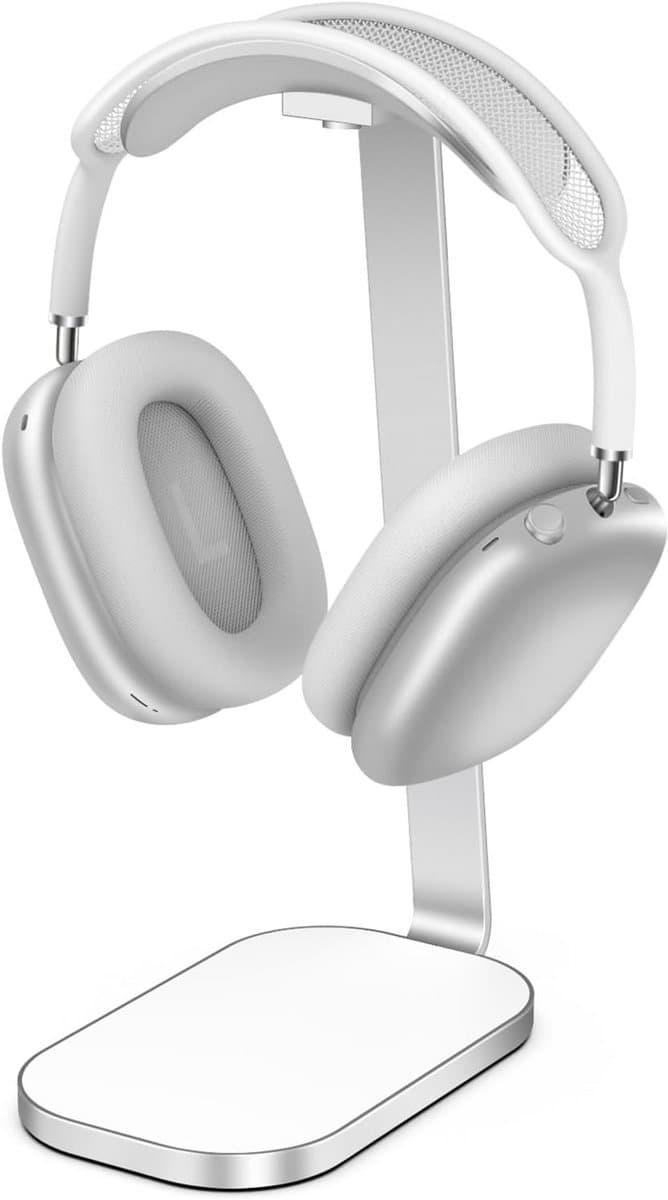 Hoofdtelefoonstandaard voor gaming en over-ear hoofdtelefoons – Zware headsethouder van aluminium en ABS — afbeelding 1
