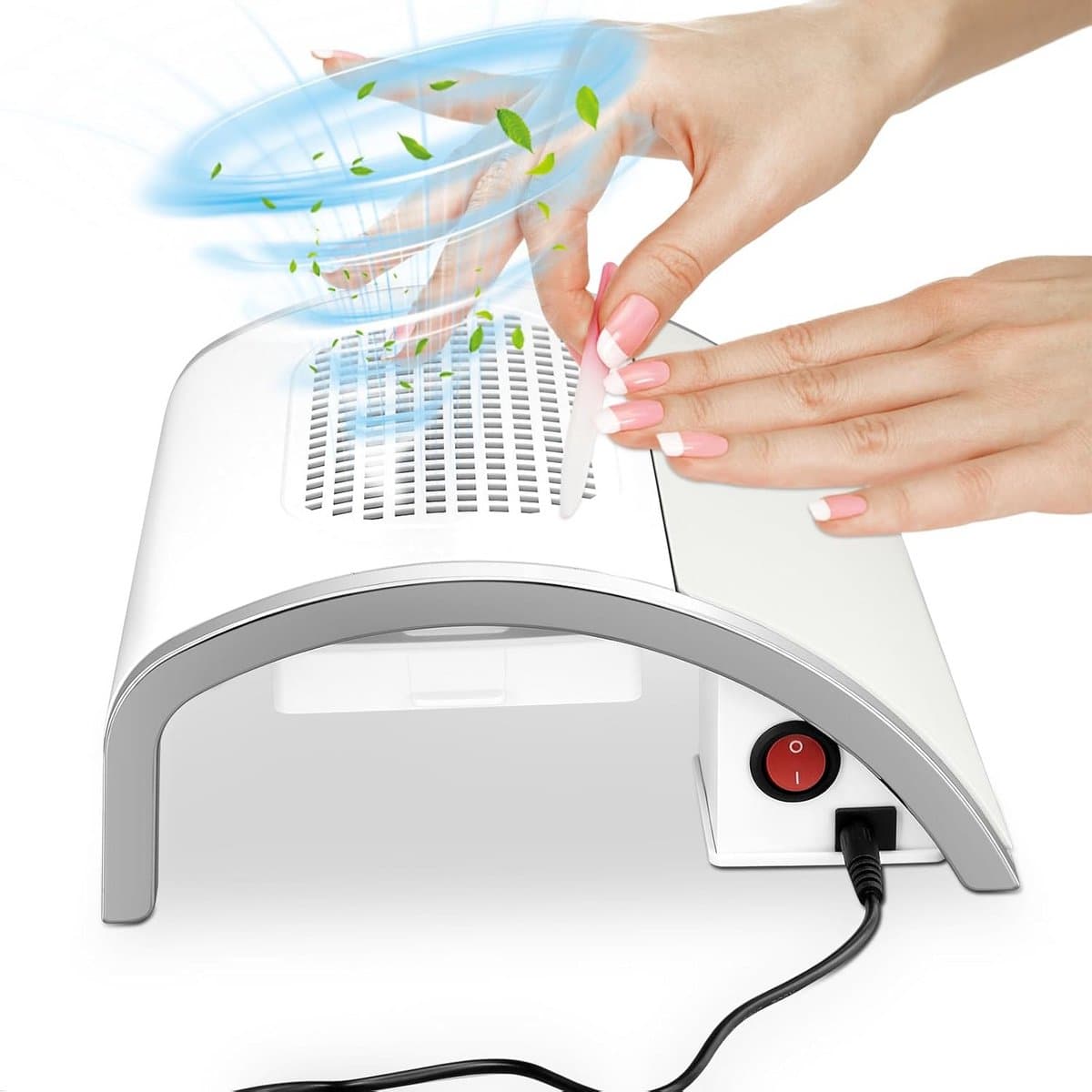 Nagelstofzuiger 80 Watt - Compacte Stofzuiger voor Manicure met 2 Stofzakjes — afbeelding 1
