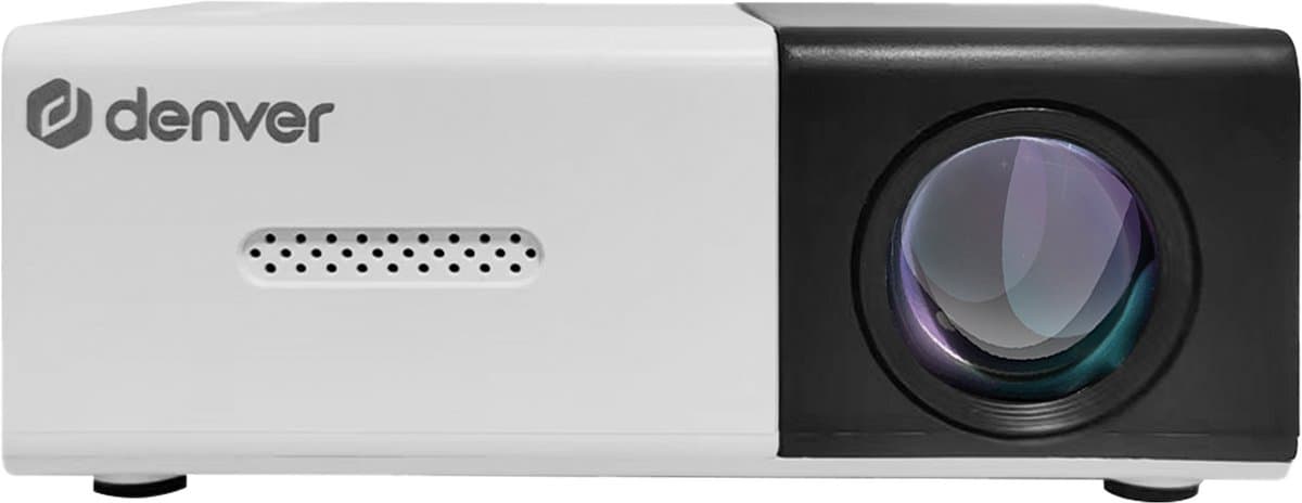 Denver Mini Beamer - Full HD 1920*1080P - 30 ANSI Lumen - Projector - Thuisbioscoop - HDMI - USB-C - PR1000 — afbeelding 1