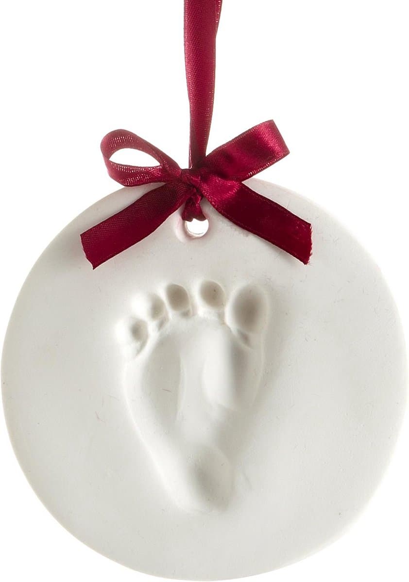 Onvergetelijke Baby Hand- en Voetafdruk Ornament Set — afbeelding 1