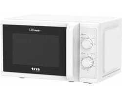 Compacte Magnetron 20 Liter Wit - 700W Vermogen, 5 Vermogensstanden en Ontdooifunctie