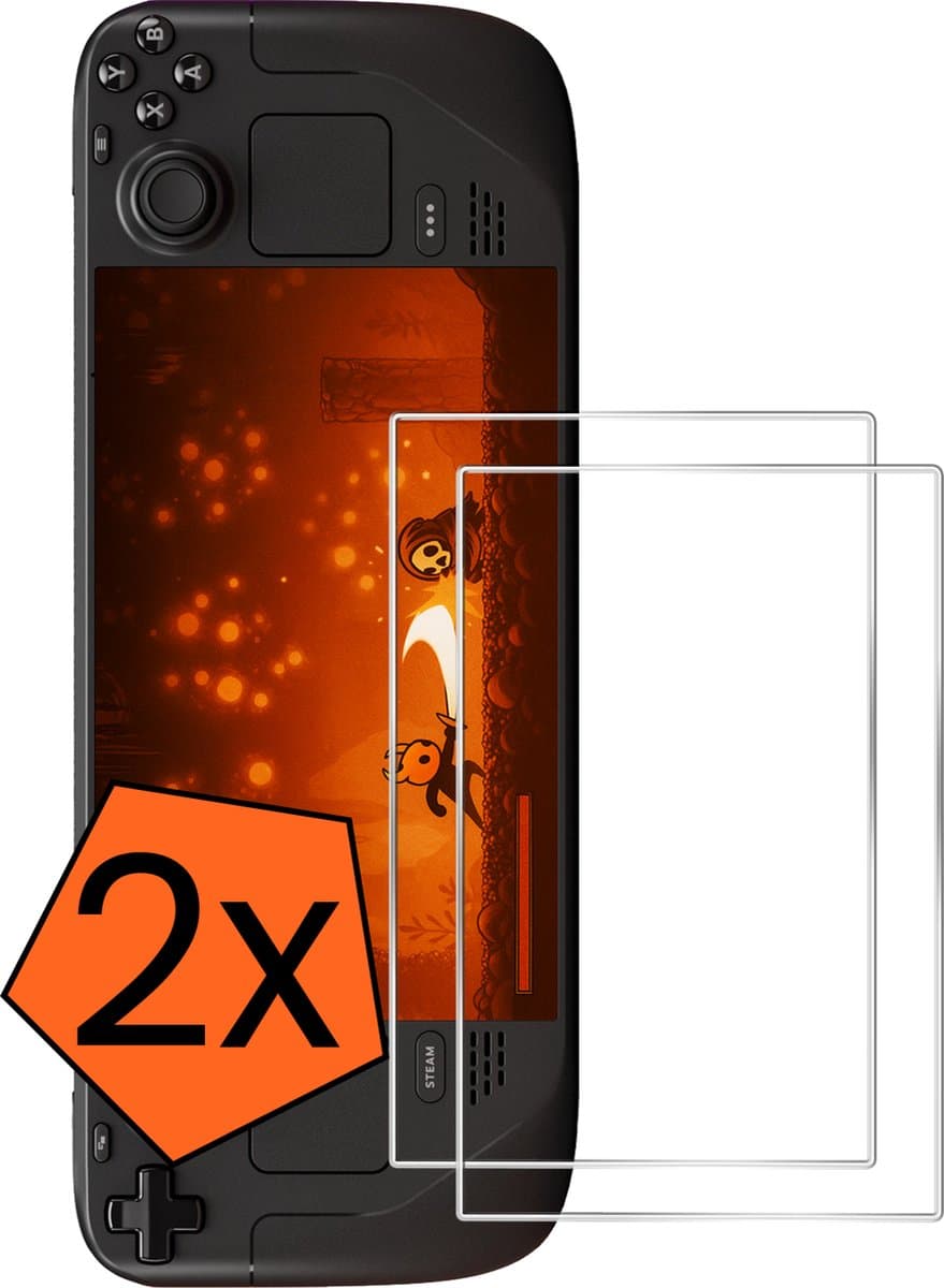 Screenprotector - Geschikt voor Steam Deck OLED Screenprotector Bescherm Glas - Tempered Glass Geschikt voor SteamDeck OLED Screen Protector - 2 PACK — afbeelding 1