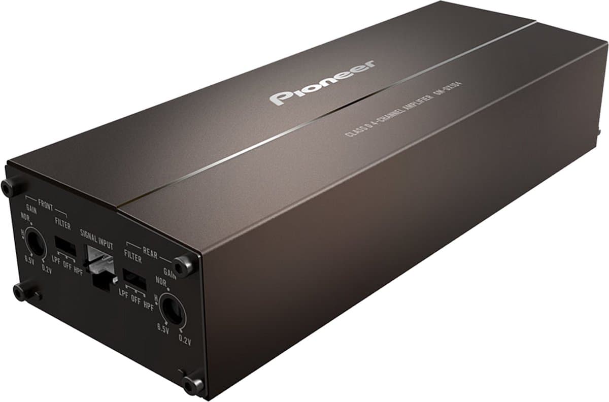 Pioneer GM-DX104 – 4/2-kanaals versterker – 400W RMS – Krachtige autoversterker — afbeelding 1