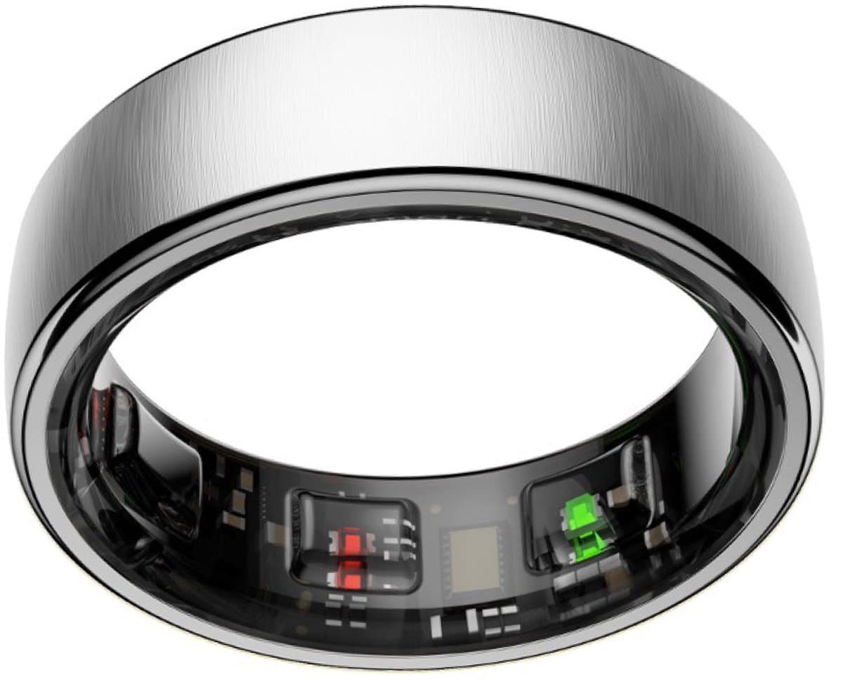 NOLATR Smart Ring NEX – Slimme Ring met Stappenteller, Slaaptracker & Hartslagmeter – Zonder Abonnement – Zilver – Maat 12 — afbeelding 1