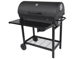 Houtskoolbarbecue met Deksel en Wielen Fieldmann FZG 1007 Zwart