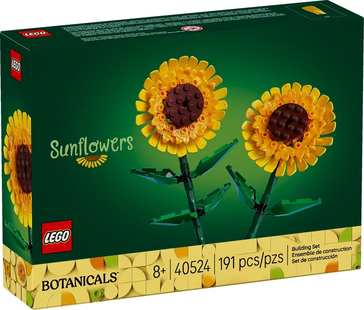 Lego Botanical Collection 40524 Zonnebloemen Bouwstenen Meerkleurig — afbeelding 1