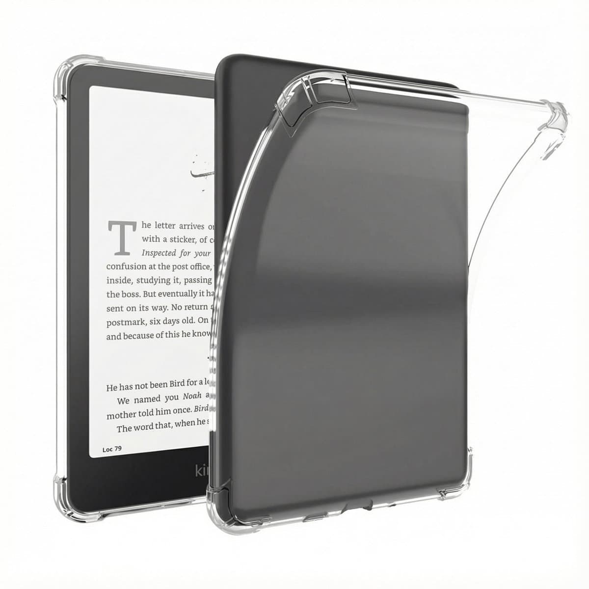 Ereader Hoes - Geschikt voor Amazon Kindle Colorsoft Signature edition (2024)/Amazon Kindle Paperwhite (2024)/Amazon Kindle Paperwhite Signature Edition (2024)/Amazon Kindle Colorsoft (2024) - Transparant — afbeelding 1