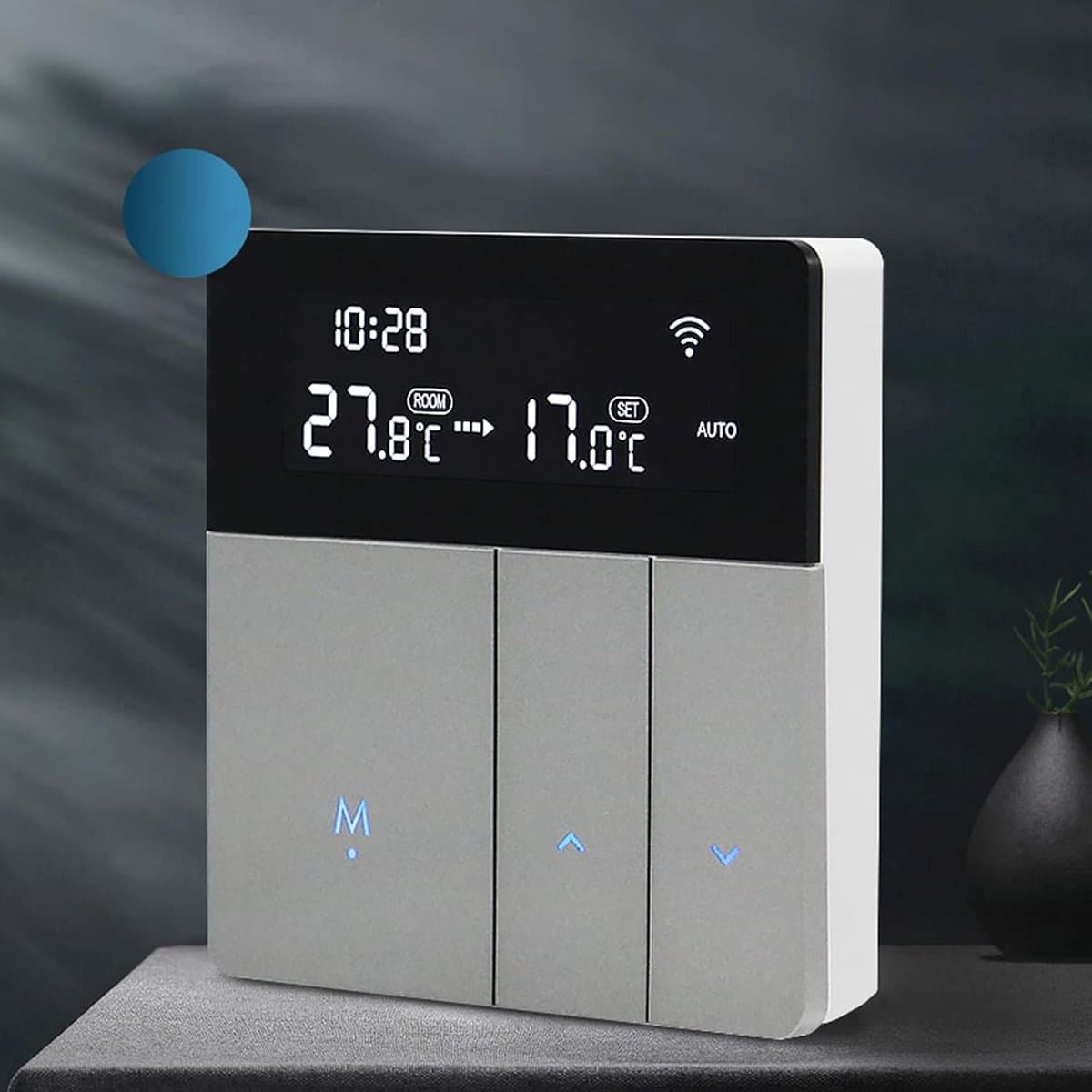Slimme Programmeerbare WiFi Thermostaat voor CV-Katel, App en Spraakbesturing — afbeelding 1