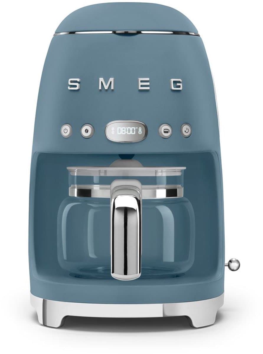 SMEG DCF02SBMEU - Filterkoffiemachine - Storm Blue - Warmhoudfunctie — afbeelding 1